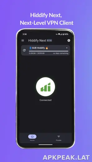 Hiddify скриншот 1