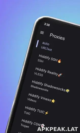 Hiddify скриншот 2