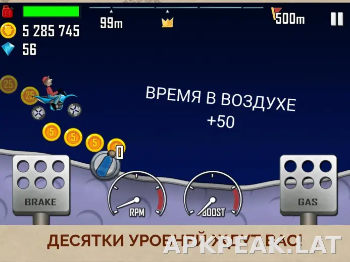 Hill Climb Racing скриншот 2