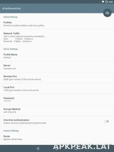 Shadowsocks скриншот 5