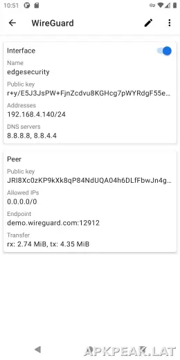 WireGuard скриншот 2