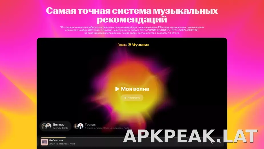 Яндекс Музыка скриншот 1